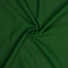 Double Gauze Organic  |  Dark Green 042