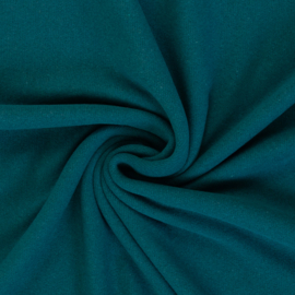 Swafing Vormvaste Gebreide Stof  - Bono - Melange Blue Green 1750