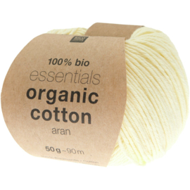 Rico Design - Essentials - Organic Cotton Aran - Vanille