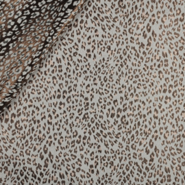Verhees Textiles - Jacquard Lurex Double Sided - Animal Skin - Beige