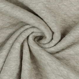 Tricot uni - Wafel - Quilt - Verhees Textiles | Taupe Melange -18