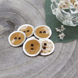 Atelier Brunette | Halo  Buttons |   Ochre