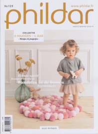 Phildar nr. 159 | herfst - winter 18/19 | 6 maanden - 4 jaar