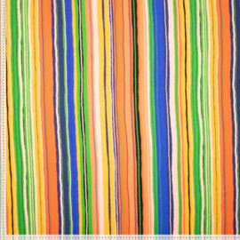 Viscose Print - Stripes - Multicolor