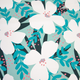 Katia Fabrics - Poplin Light - Tropical Flowers