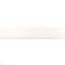 Fluweelband - 25 mm - Wit