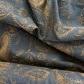 Jeans - Chenille Jacquard  -  Mid Blue