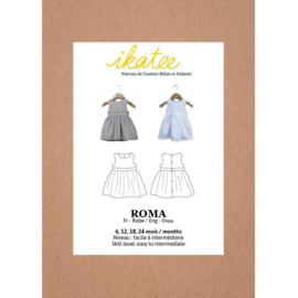 IKATEE | Roma  Dress - Baby Girl 6-24M - Paper Sewing Pattern