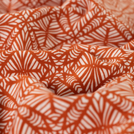 Katoen  Voile Print - Oriental Print - Stone