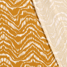 Viscose Jersey - Abstract - Ochre