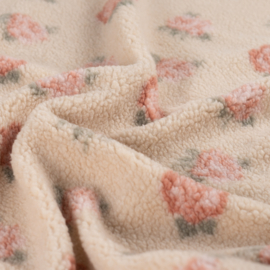 Teddy - Romantic Roses   - Pink Ecru