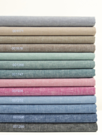 Swafing  - Linnen Katoen   -  Pencil Stripes   - Fuchsia 101935