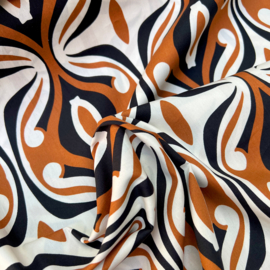 Deadstock - Katoen  - Graphic   - Orange Black