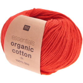 Rico Design - Essentials - Organic Cotton dk - Red 008