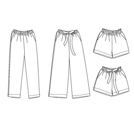 Ikatee Pattern | Singapour - Trousers and Shorts - Women Size 32-52