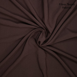 Crepe - Stretch  - Viscose Polyester Mix  - Brown 032