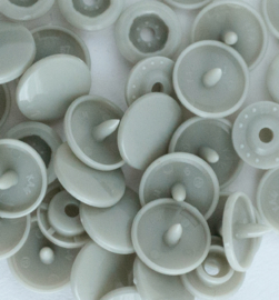 Kamsnaps - 12.4 mm - 25 stuks - Lichtgrijs ( Silver 24 )