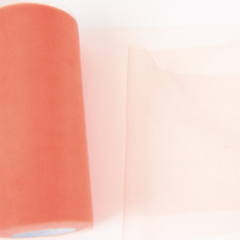 Katia Fabrics - Happy Tule - Rol 15 cm x 20 meter - Orange 012