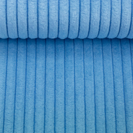 Swafing - Wanja - Brede ribcord - Bekledingstof . Upholstery   - Bright Blue 842
