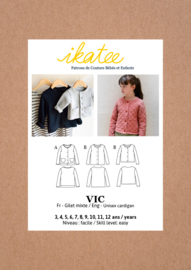 Ikatee |Vic unisex Cardigan - Kids 3/12Y - Paper Sewing Pattern