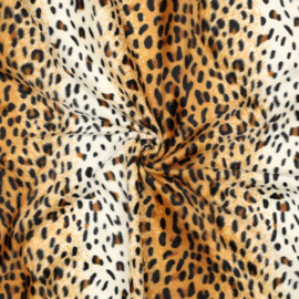 Animal Skin Velboa - Leopard - Brown
