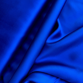 Viscose Satijn - Royal Blue