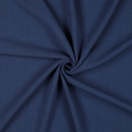 Linen - Viscose - Navy  - 028