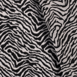 Jacquard Brushed - Zebra Ecru