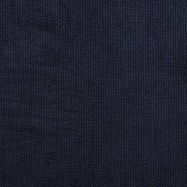 Verhees Textiles - Corduroy Faux Fur - Navy