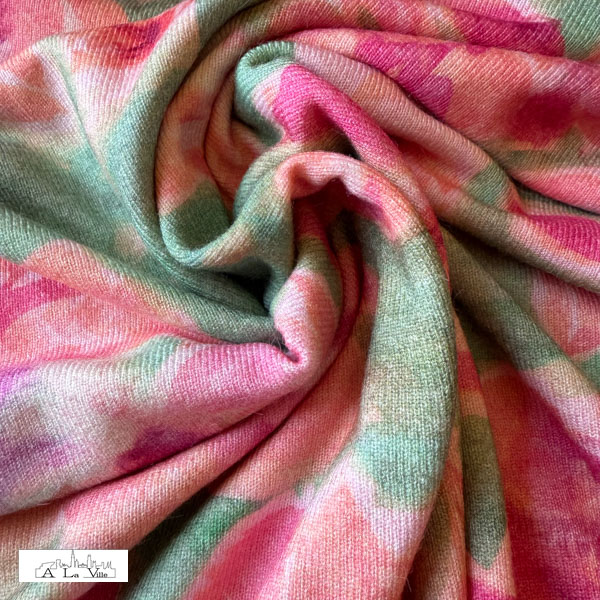 Bittoun - A la Ville -  Gebreid - Knitted  - Blurred Flowers  - Pink