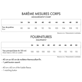 Atelier Brunette - Le Top Epaulette    - Paper Sewing Pattern