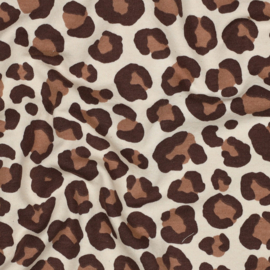Verhees Textiles - Sweat - Animal Skin  -  Brown