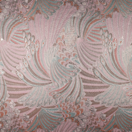 Verhees Textiles - Jacquard - Feathers -  Pink