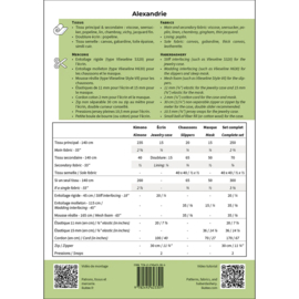 Ikatee Pattern | Alexandrie - Kimono en slaapkameraccessoires- Papieren Naaipatroon