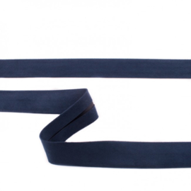 Suede Biaisband | Donkerblauw