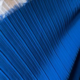 Deadstock - Voile Plissee - Royal Blue