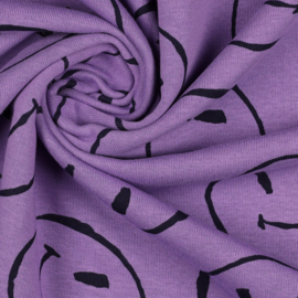 Verhees Textiles - Jogging  -Happy Face  - Purple