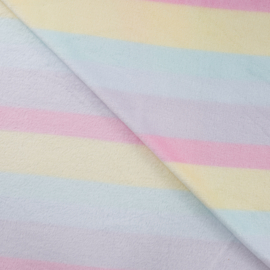 Cuddle Fleece - Rainbow - Pastel