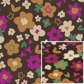 Teddy Stof - Flowers - Brown