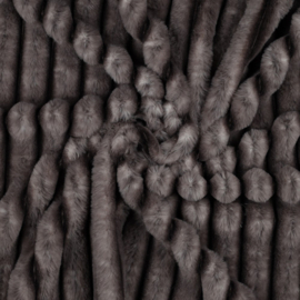 Imitatiebont - Ribbed - Grey