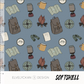 Elvelyckan design | Soft Shell  | Explorers   - Blue