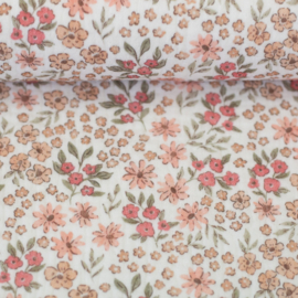 Swafing - Double Gauze -  Tiny Flowers - Rose