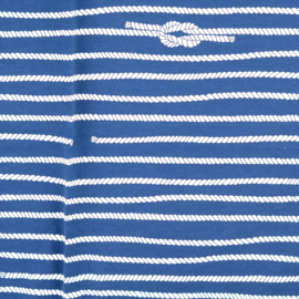 Loes van Oosten - Organic Jersey  - Rope - Navy