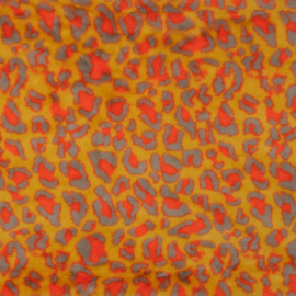 Bont Kortharig - Animal Print - Yellow