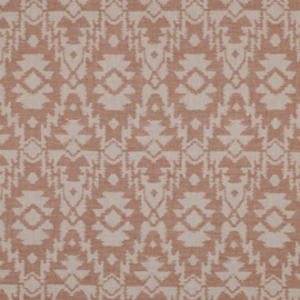 Double Gauze Jacquard - Aztec - Cognac