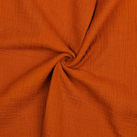 Double Gauze Organic  |  Baby Cotton  | Rust 029