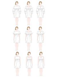 Notches - Dila - Paper Pattern - Blouse en Jurk