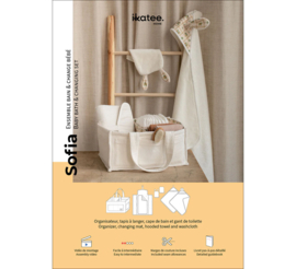 Ikatee Patterns - Sofia - Baby bad en verschoonaccessoires  - Paper Sewing Pattern