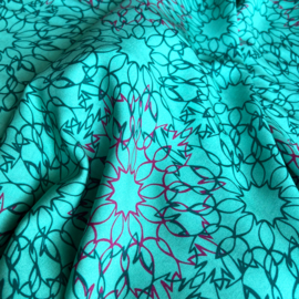 Beach Collection - Viscose  - Mandala  - Acqua