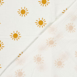 Double Gauze - Sun  - Off White